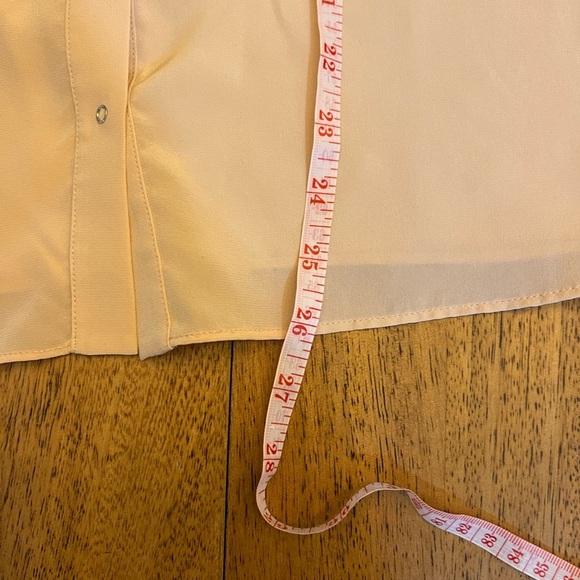 T by Alexander Wang Short Sleeve Button Down Sheer 100% Silk Blouse - Picture 10 of 11